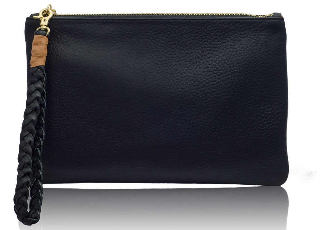 Sunset Two- tone Tan & Black Clutch LTD EDITION