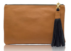 Sunset Two- tone Tan & Black Clutch LTD EDITION