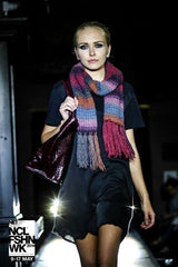 Cape Tribulation Crocodile Print Leather Tote in Wine