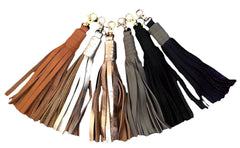 Leather Clip-on Tassels